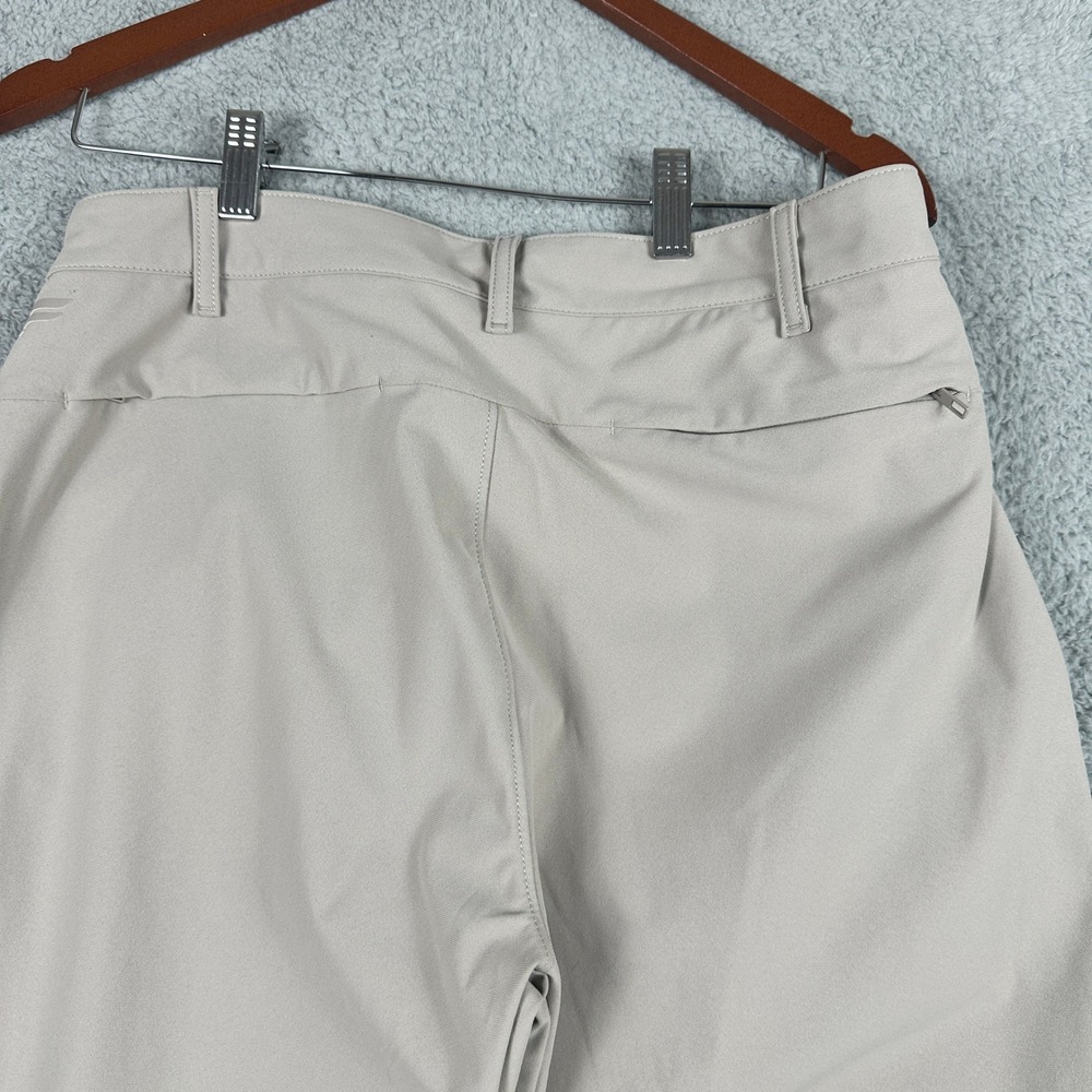 Fabletics One Pant Mens 30x29 Tan Khaki Stretch Chino Golf Athletic Performance - Picture 4 of 8